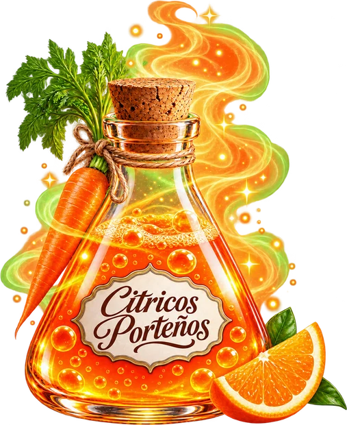 Poción del jugo zanahoria